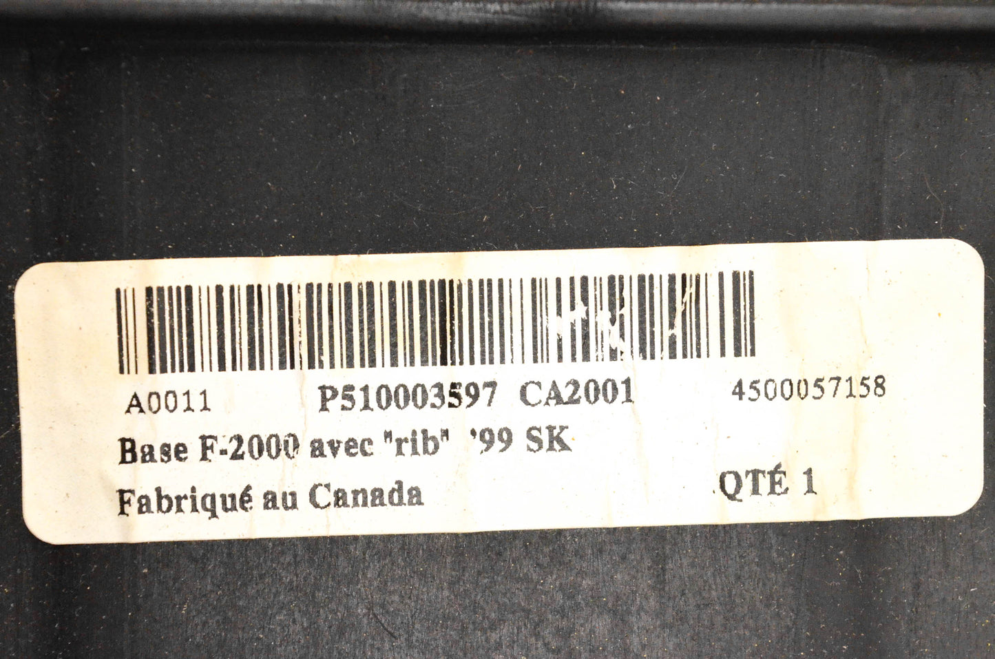 Skidoo 510003597, P510003597 Seat Sub