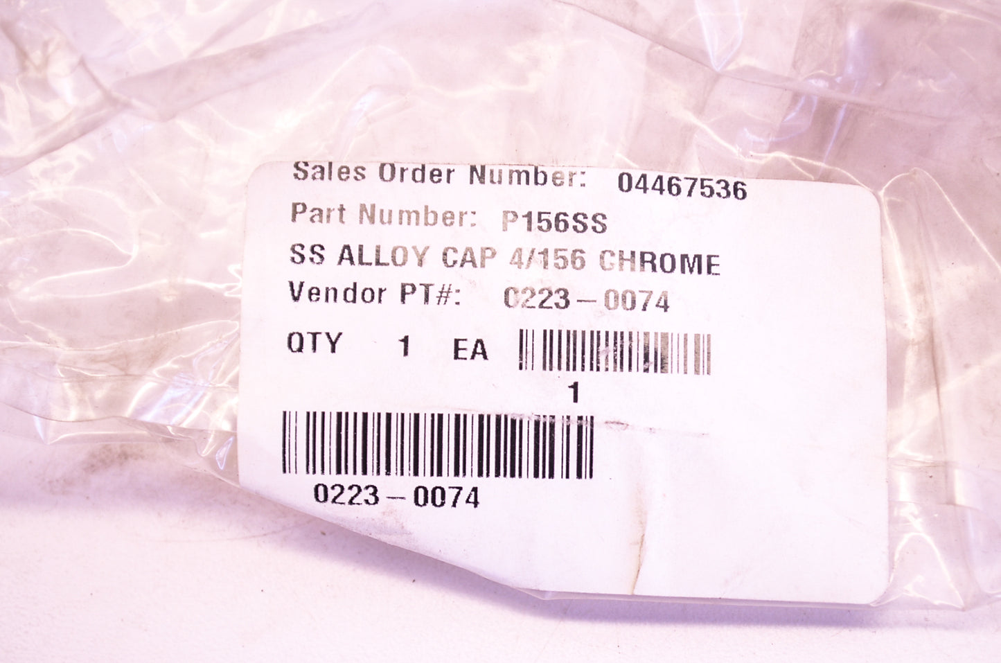 ITP P156SS Wheel Center Cap SS NOS