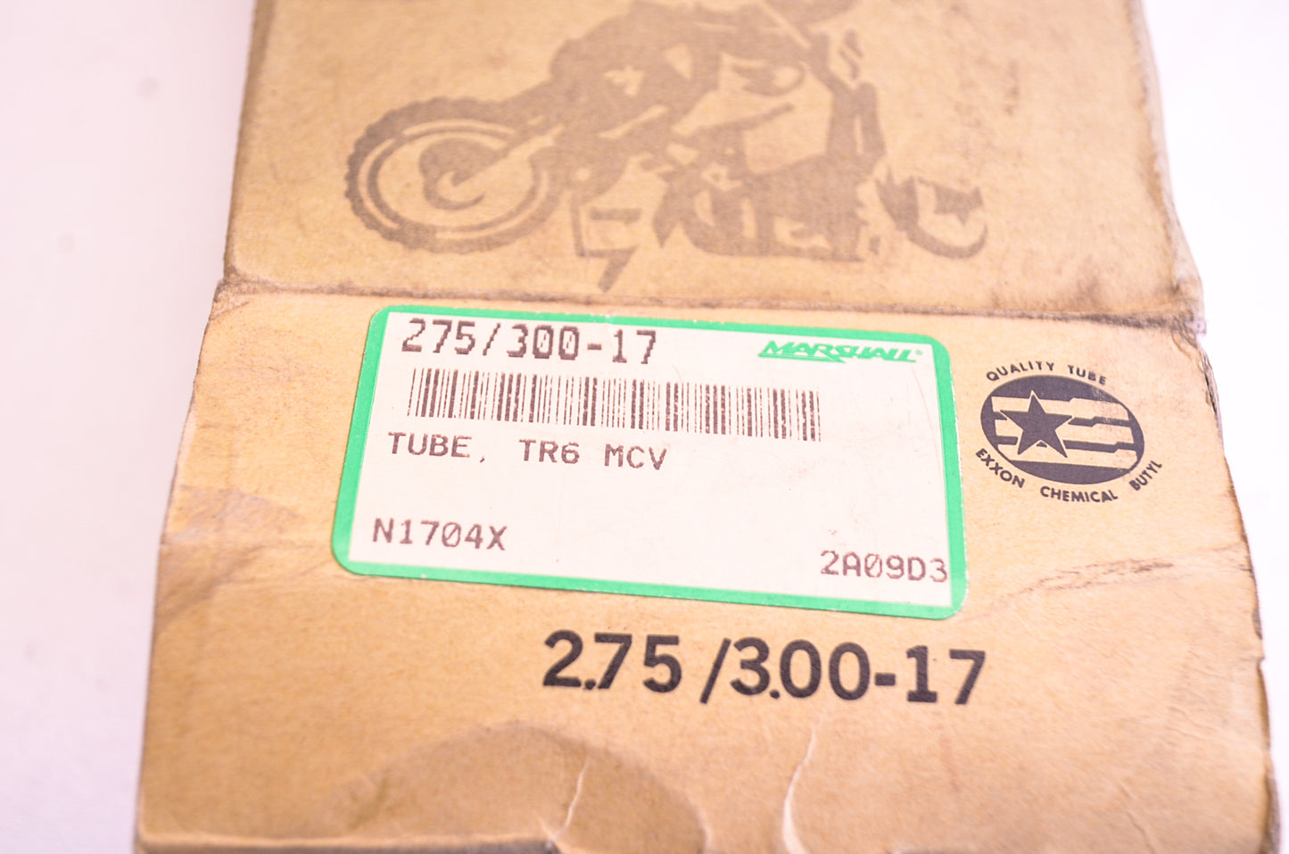 Cheng Shin 275/300-17 Motorcycle Inner Tube TR6 Offset NOS