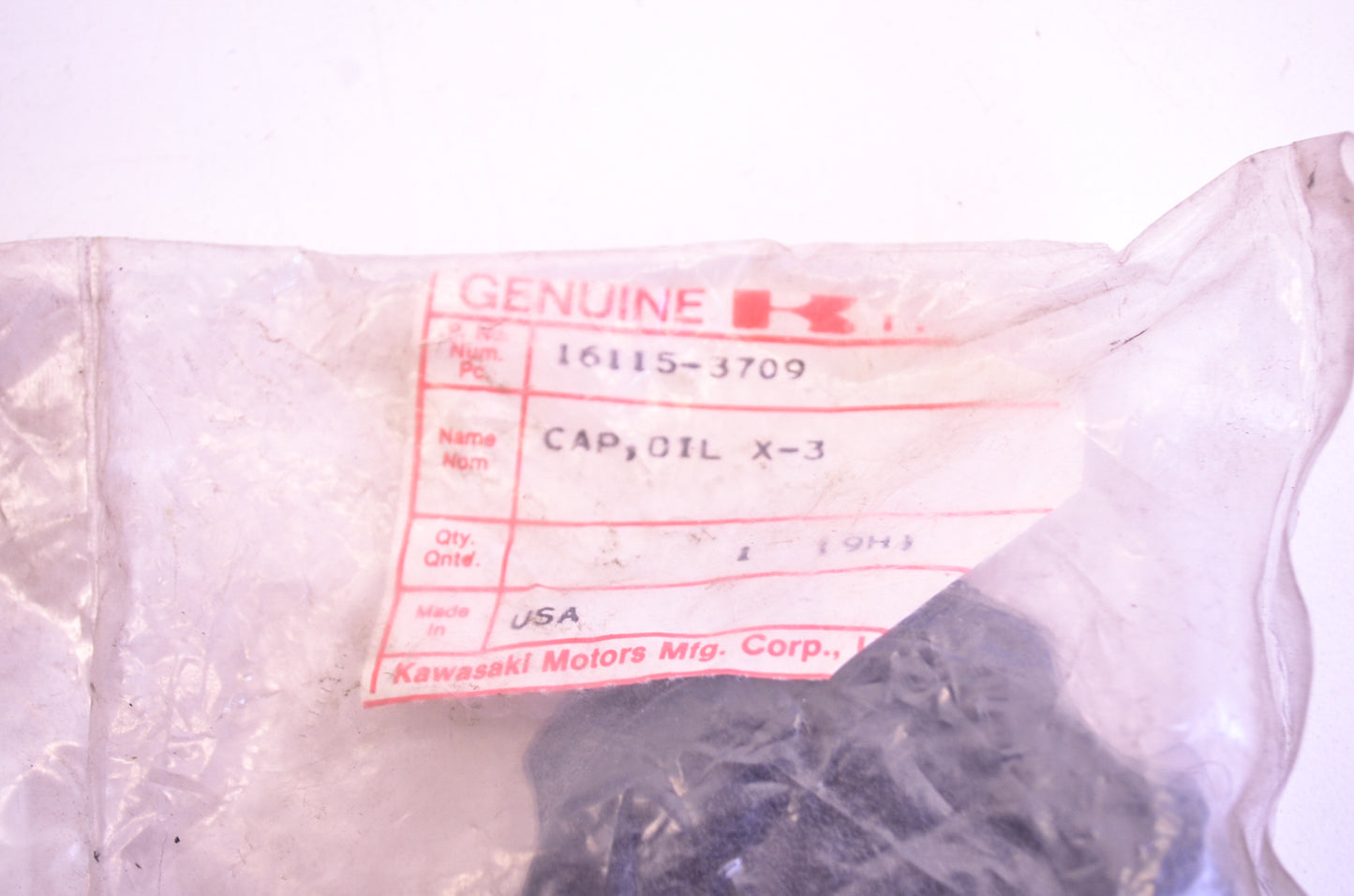OEM Kawasaki 16115-3709 Oil Filler Cap NOS