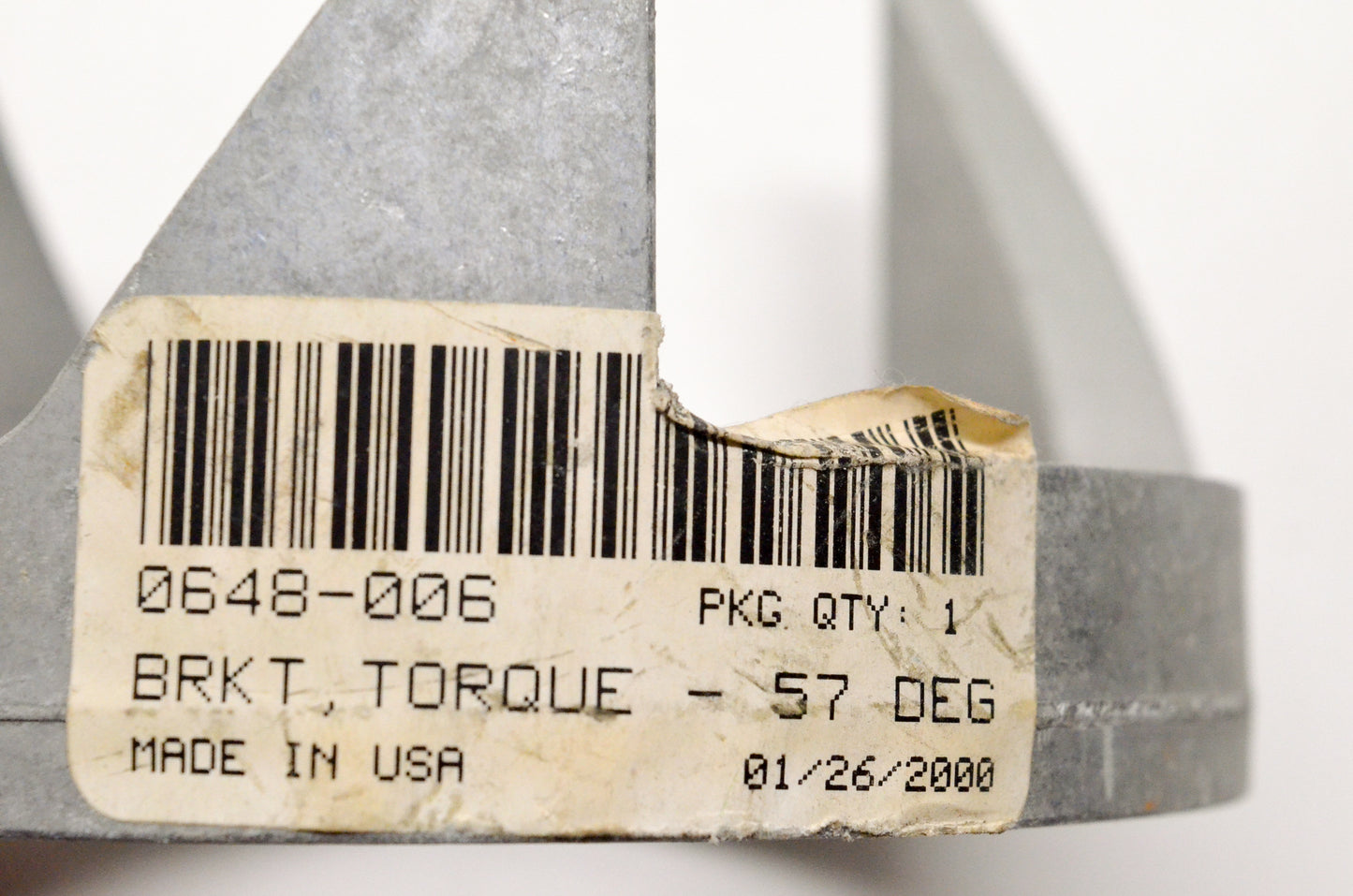 OEM Arctic Cat 0648-006 57 Degree Torque Bracket NOS