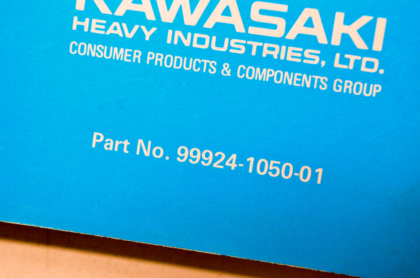 OEM Kawasaki 99924-1050-01 KLR600 Motorcycle Service Manual
