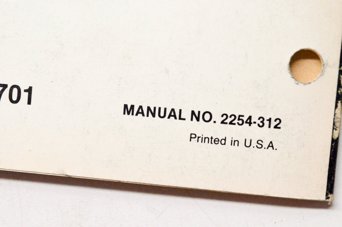 OEM Arctic Cat 2254-312 1985 Kitty Cat Parts Service Manual