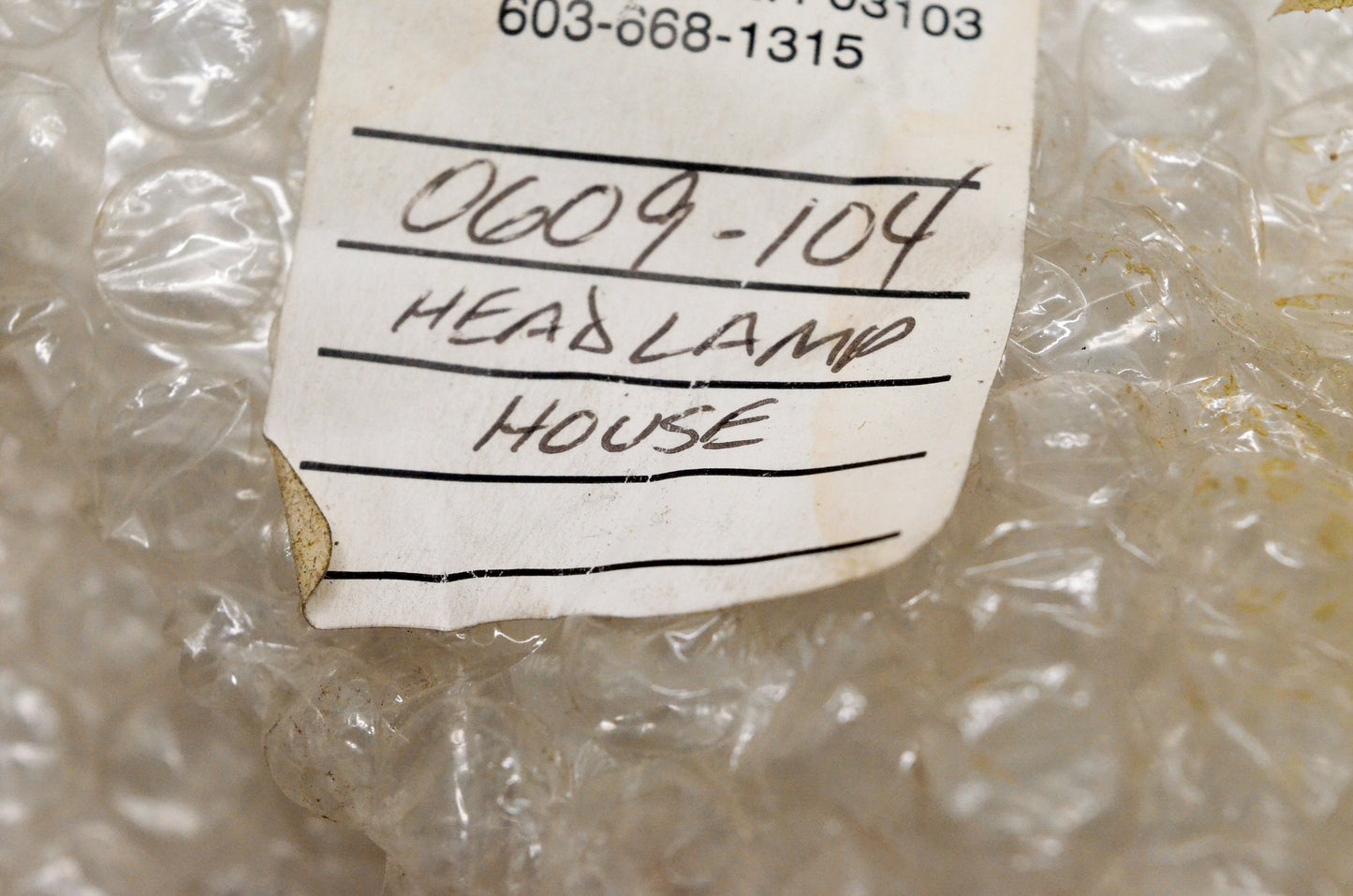 OEM Arctic Cat 0609-104 Sloped Headlamp NOS