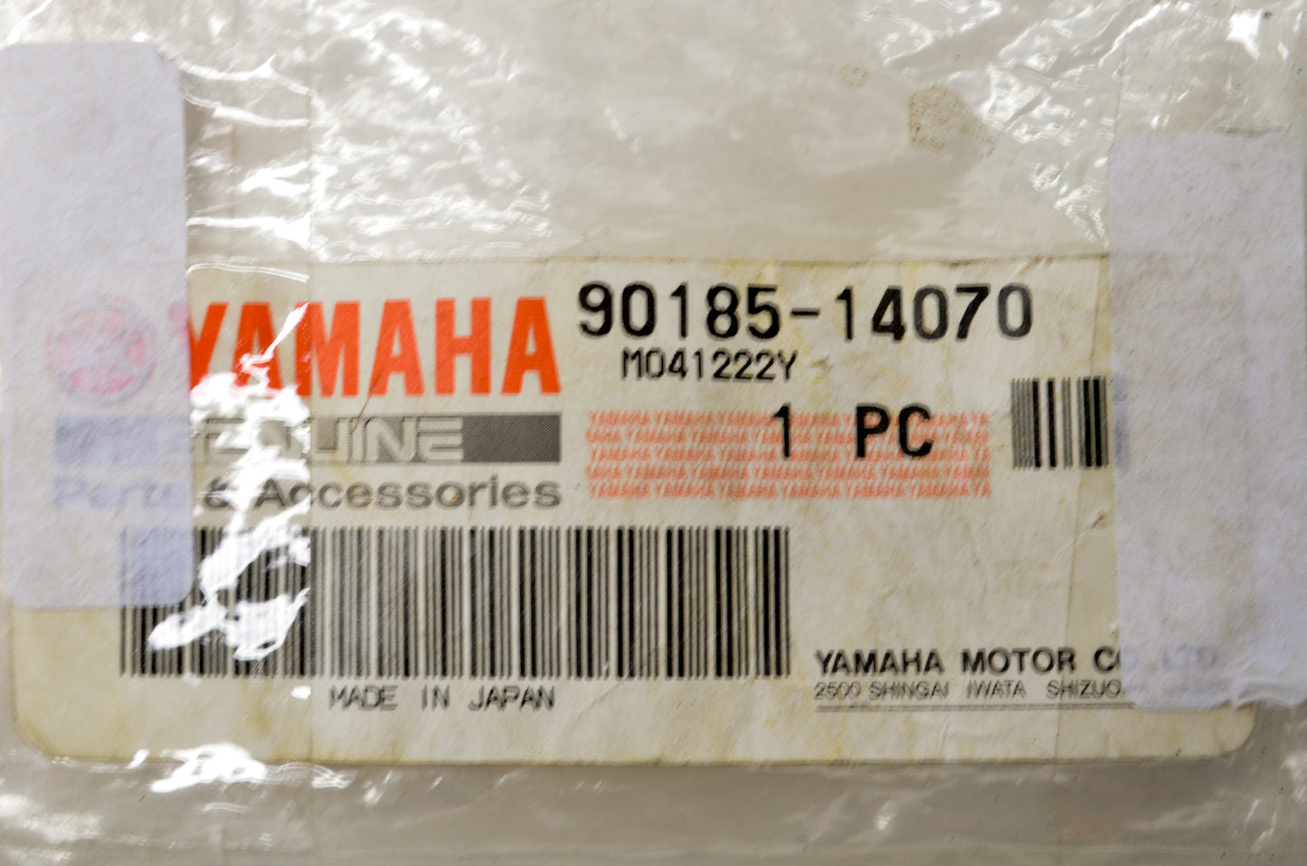 OEM Yamaha 90185-14070-00 Self Locking Nut NOS