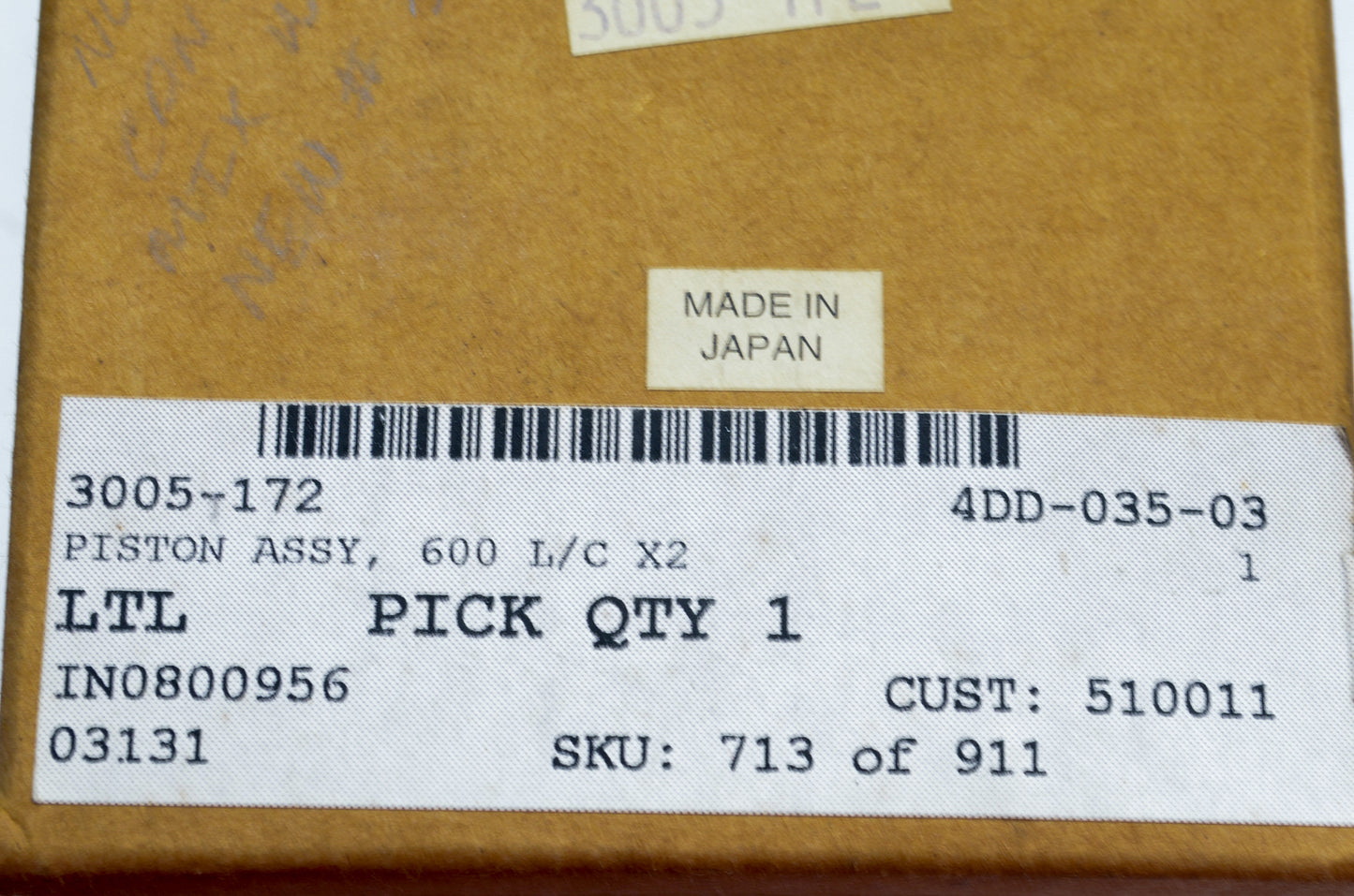 OEM Arctic Cat 3005-172 Piston Kit NOS