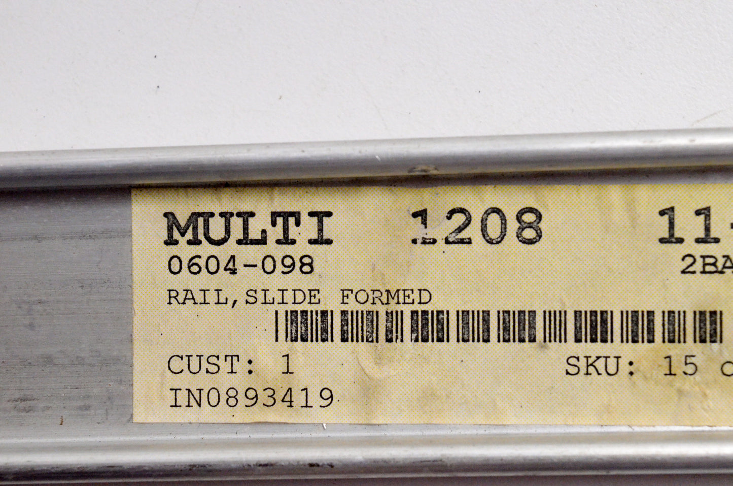 OEM Arctic Cat 0604-098 Formed Rail Slide NOS