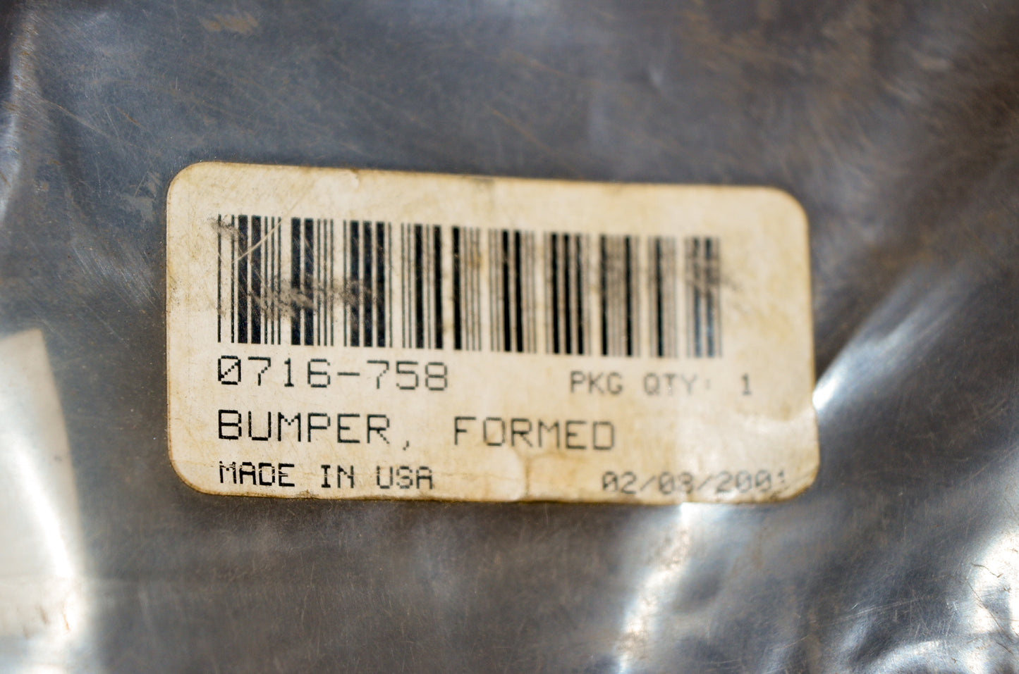 OEM Arctic Cat 0716-758 Front Bumper Formed NOS