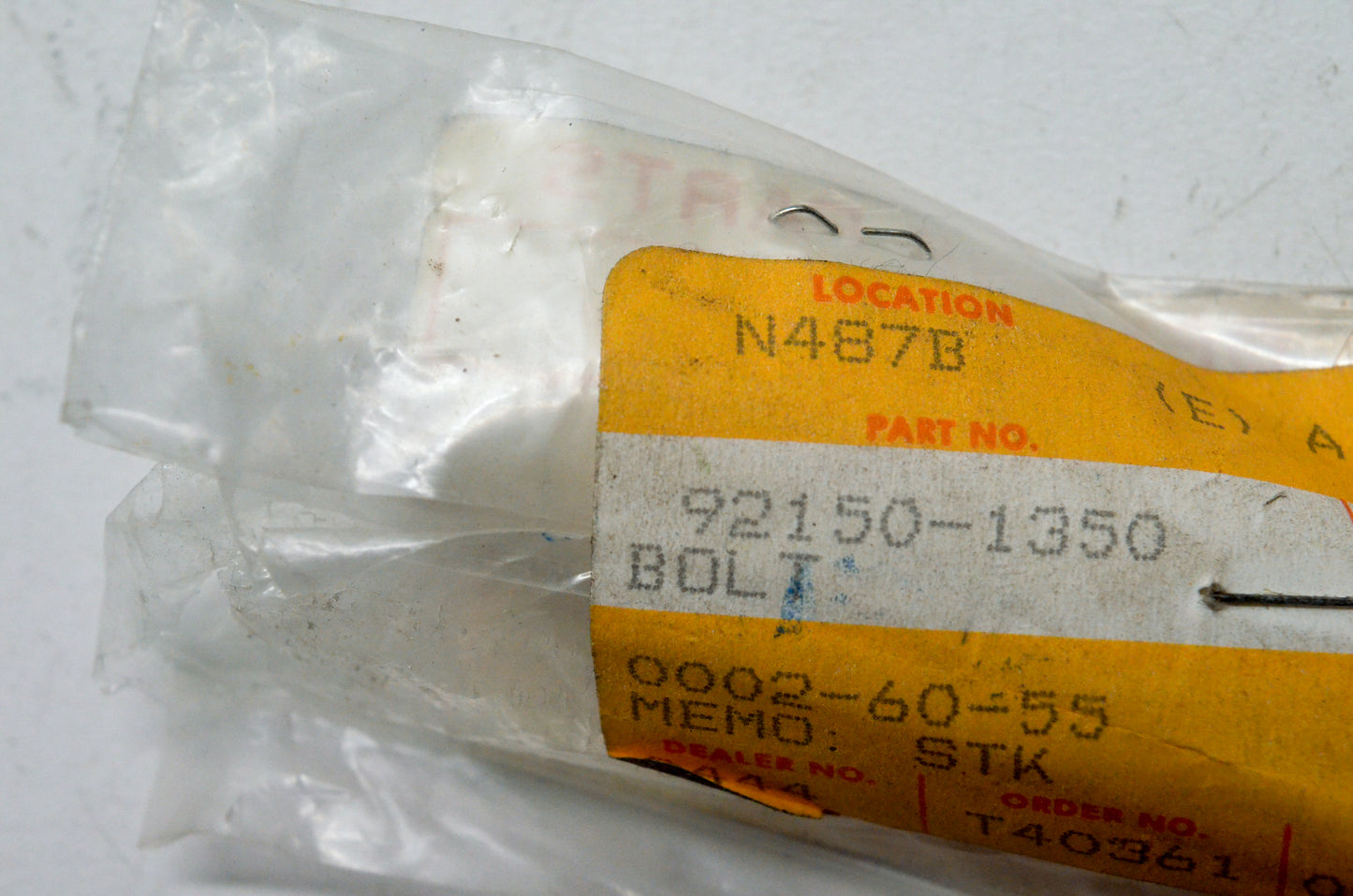 OEM Kawasaki 92150-1350 Bolt NOS