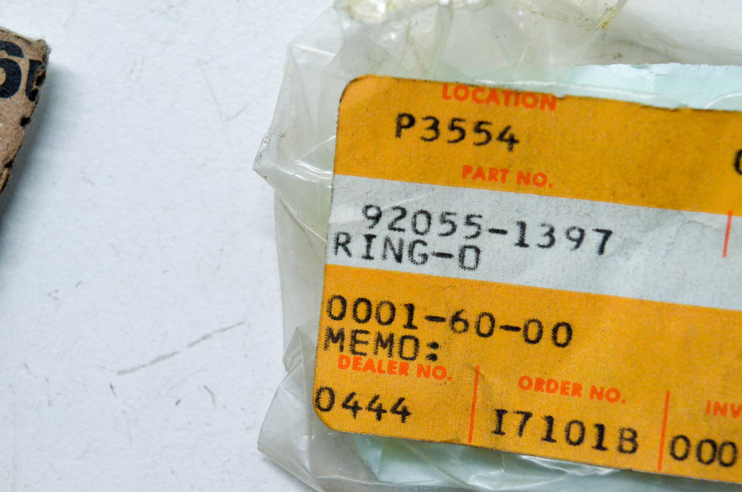 OEM Kawasaki 92055-1397 O-Ring Qty 2 NOS