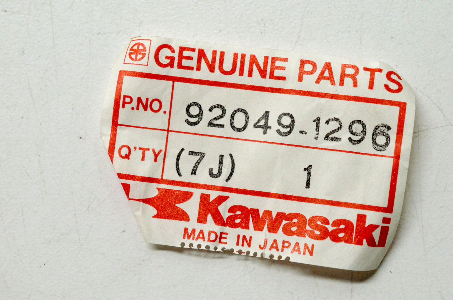 OEM Kawasaki 92049-1296 Oil Seal NOS