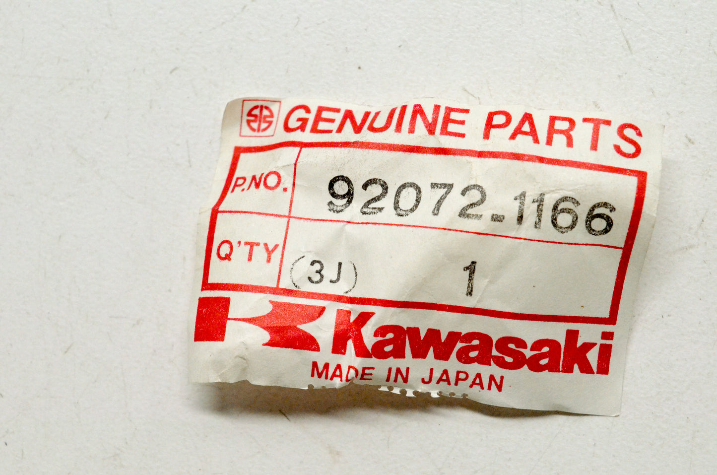 OEM Kawasaki 92072-1166 Front Lower Cable Hose Guide NOS