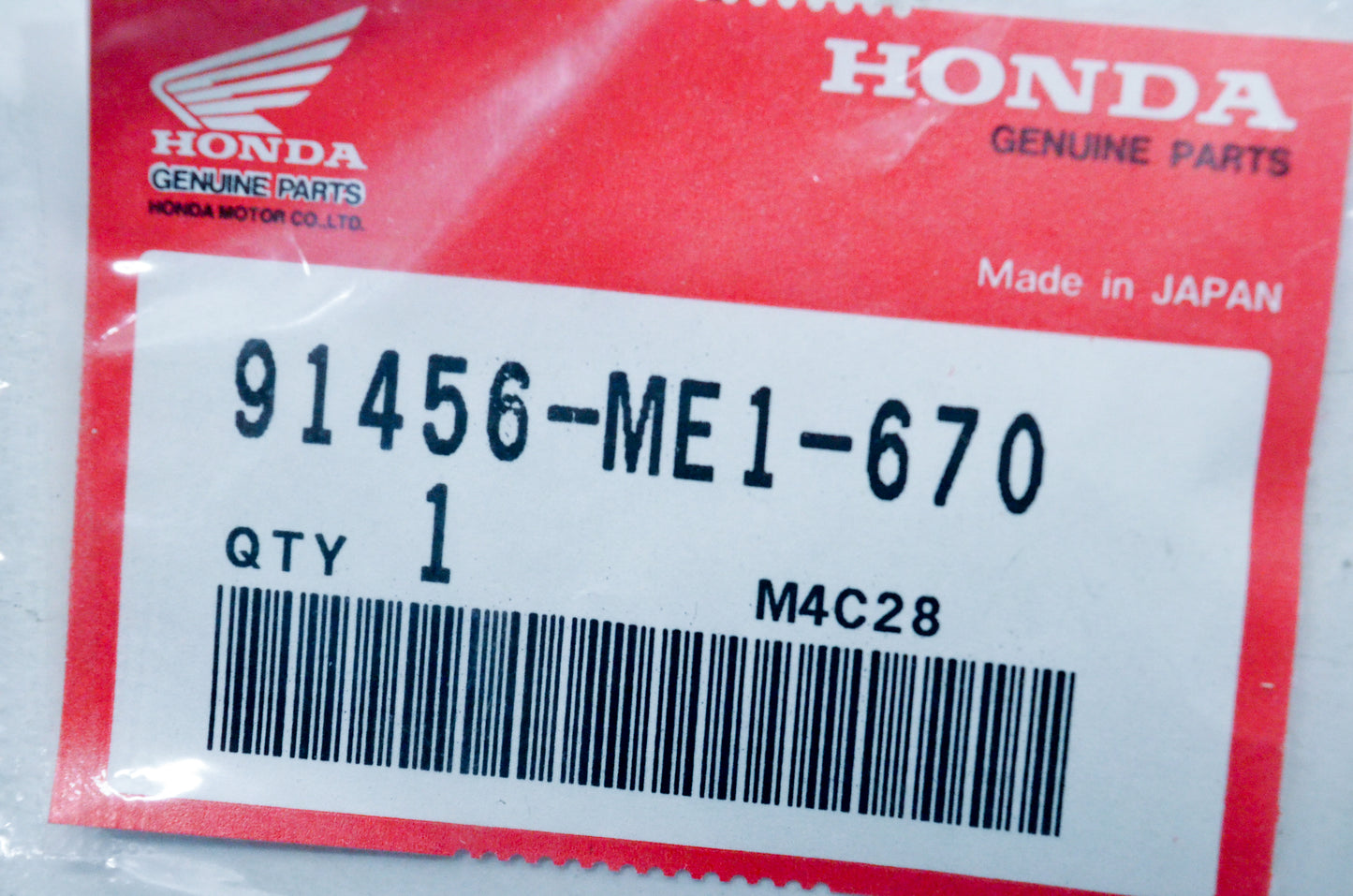 OEM Honda 91456-ME1-670 10mm Socket Bolt Cap NOS
