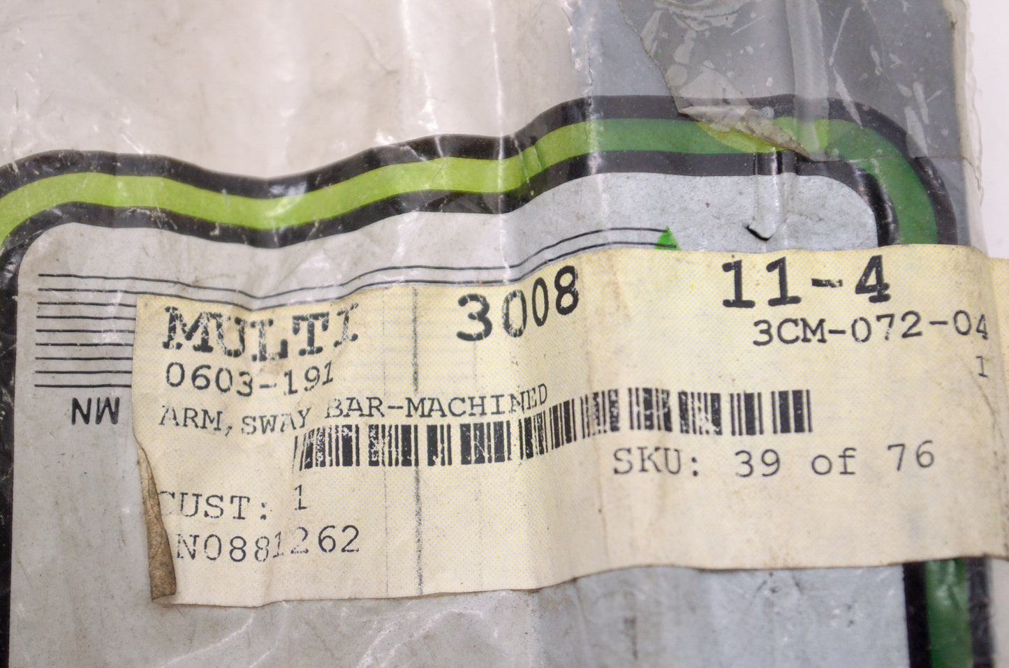 OEM Arctic Cat 0603-191 Sway Bar Arm NOS