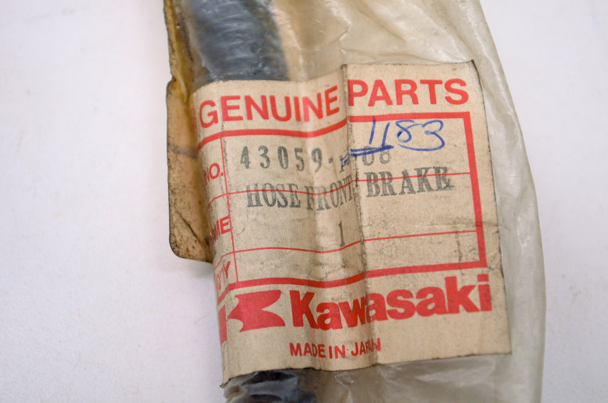 OEM Kawasaki 43059-1183 Brake Line Hose NOS