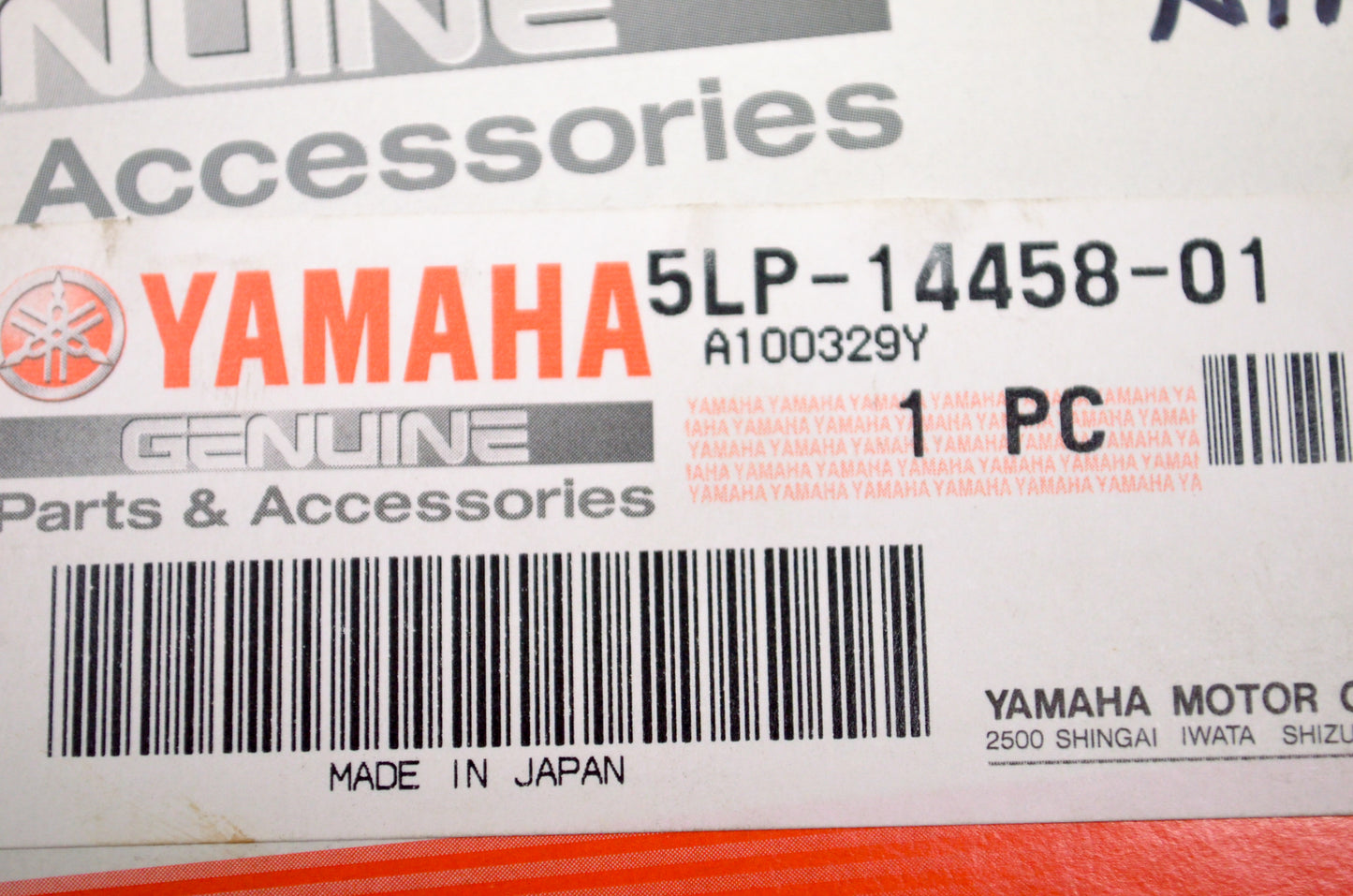 OEM Yamaha 5LP-14458-01-00 Guide for Air Filter NOS