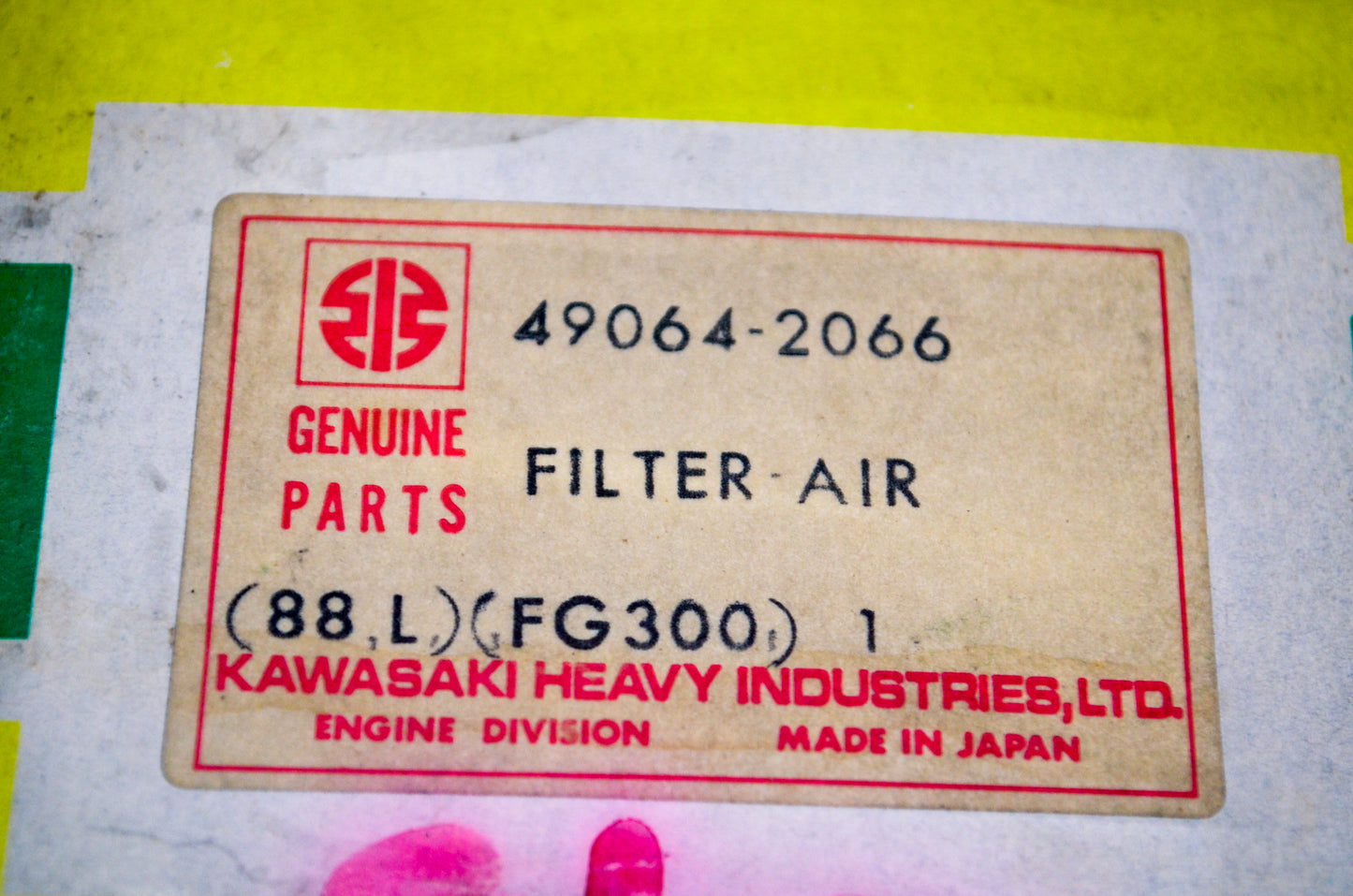 OEM Kawasaki 49064-2066 Air Filter NOS