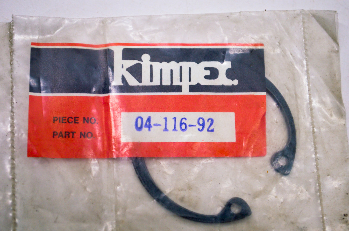 Kimpex 04-116-92 Bearing Circlip NOS
