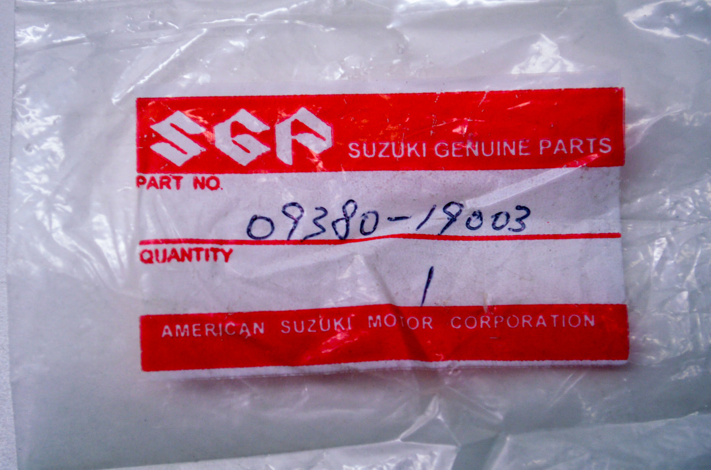 OEM Suzuki 09380-19003 Exhaust Valve Actuator Circlip NOS