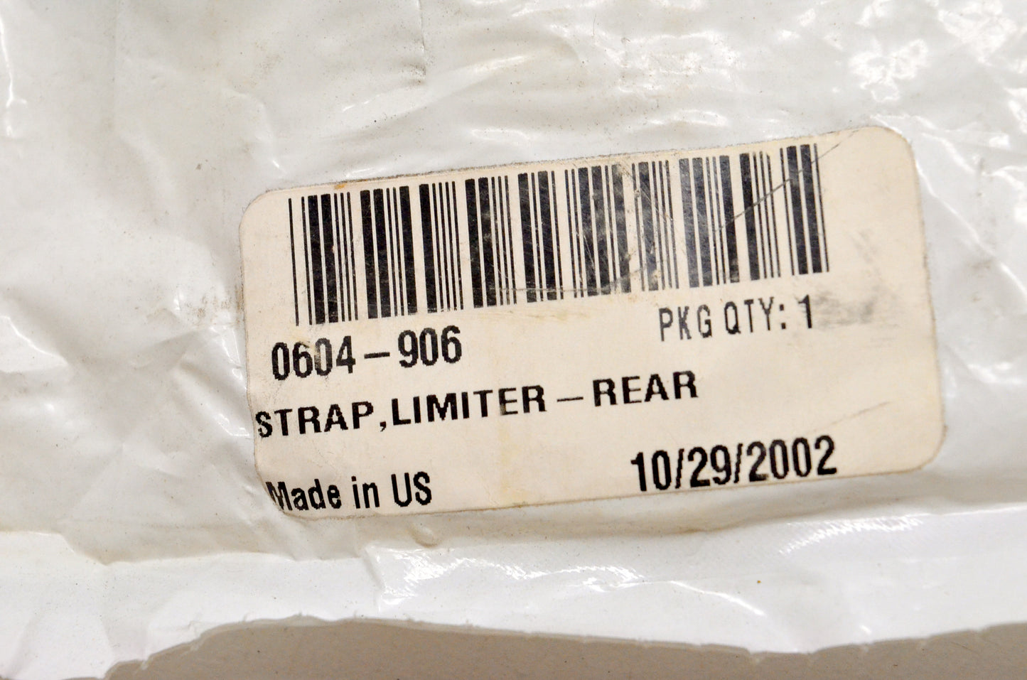 OEM Arctic Cat 0604-906 Rear Limiter Strap NOS