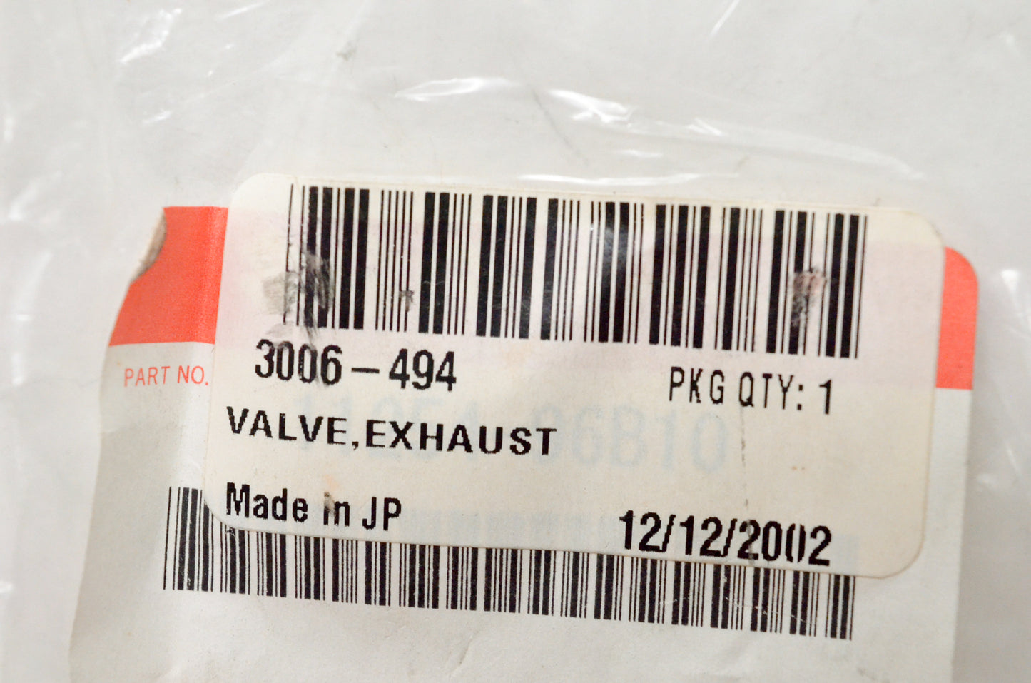 OEM Arctic Cat 3006-494 Exhaust Valve NOS