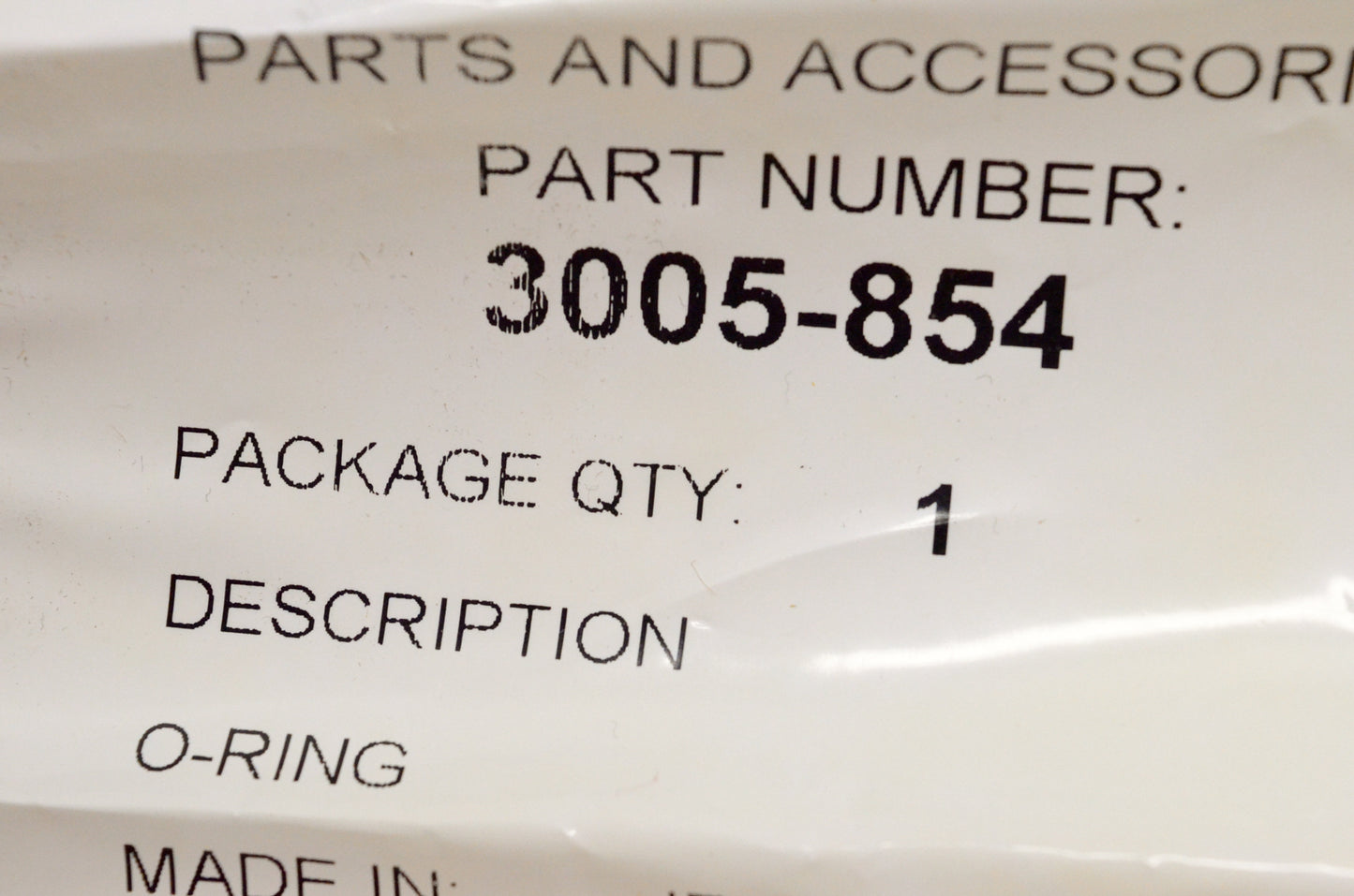 OEM Arctic Cat 3005-854 O-Ring NOS
