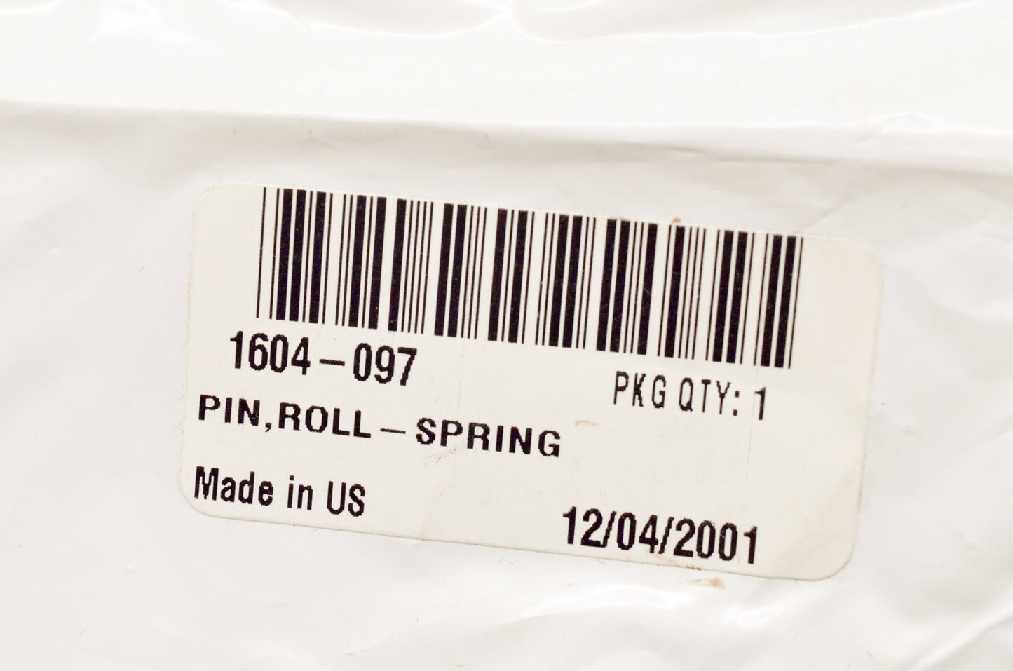 OEM Arctic Cat 1604-097 Spring Roll Pin NOS