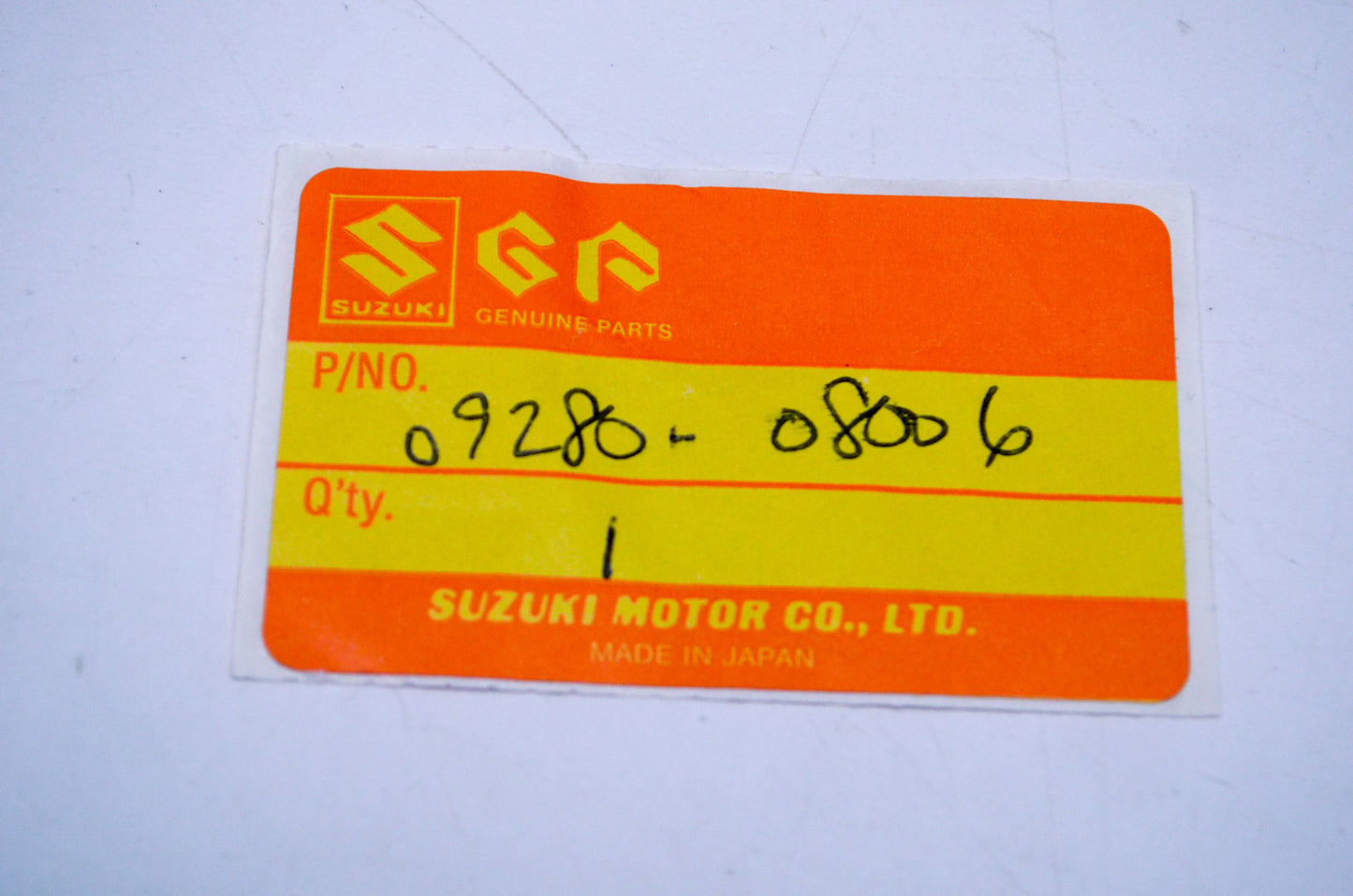 OEM Suzuki 09280-08006 Oil Inlet O-ring NOS