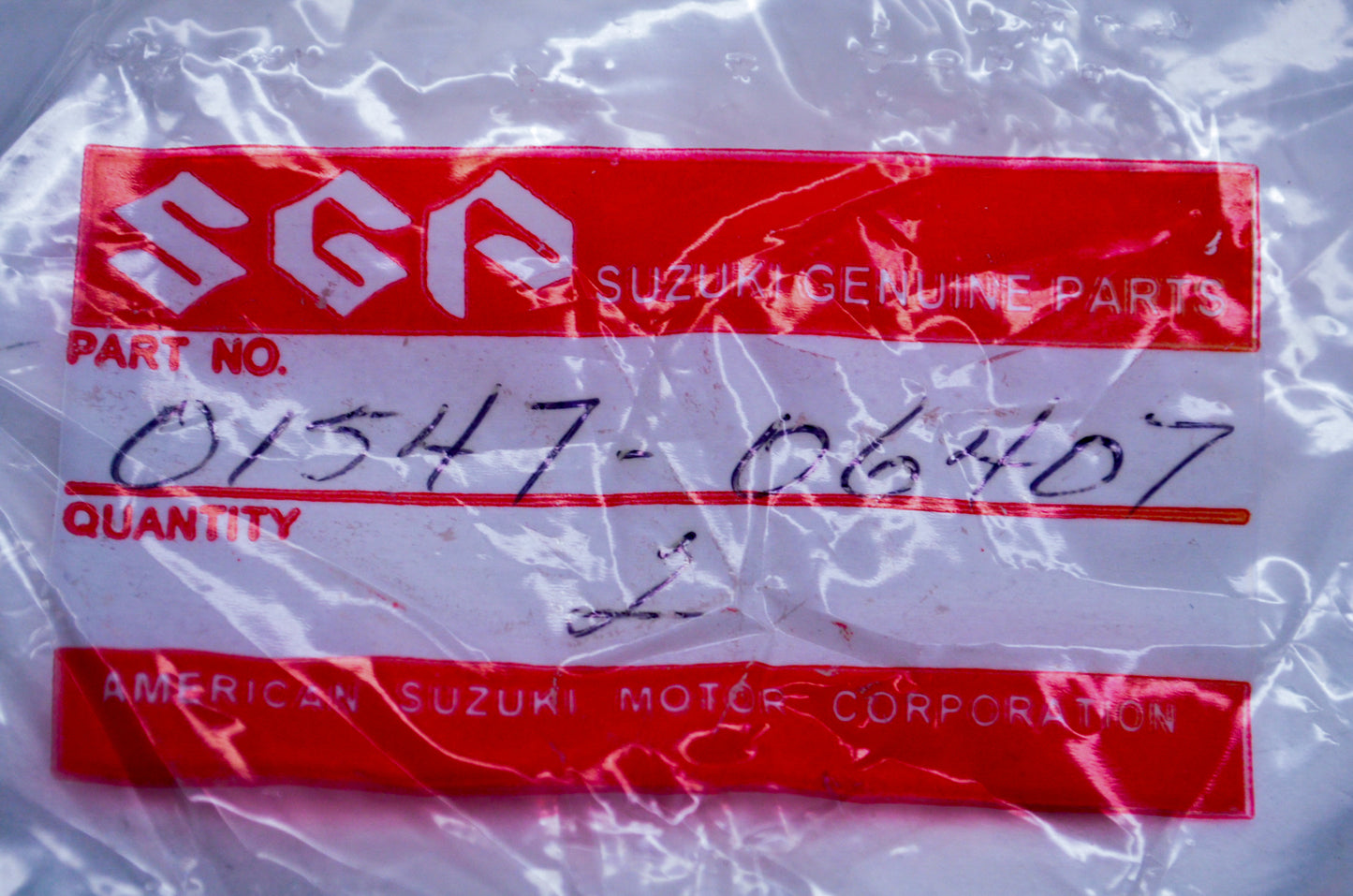 OEM Suzuki 01547-06407 Bolt 6x40 NOS