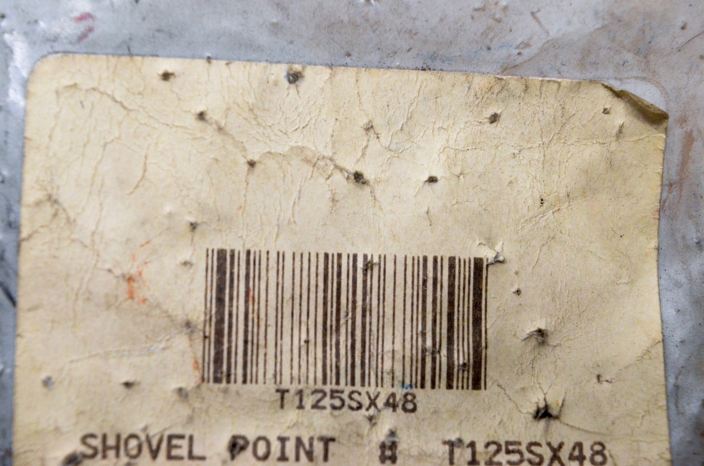 Saber T125SX48 1.25" Steel Stinger Straight Point & Nut Qty 22 NOS