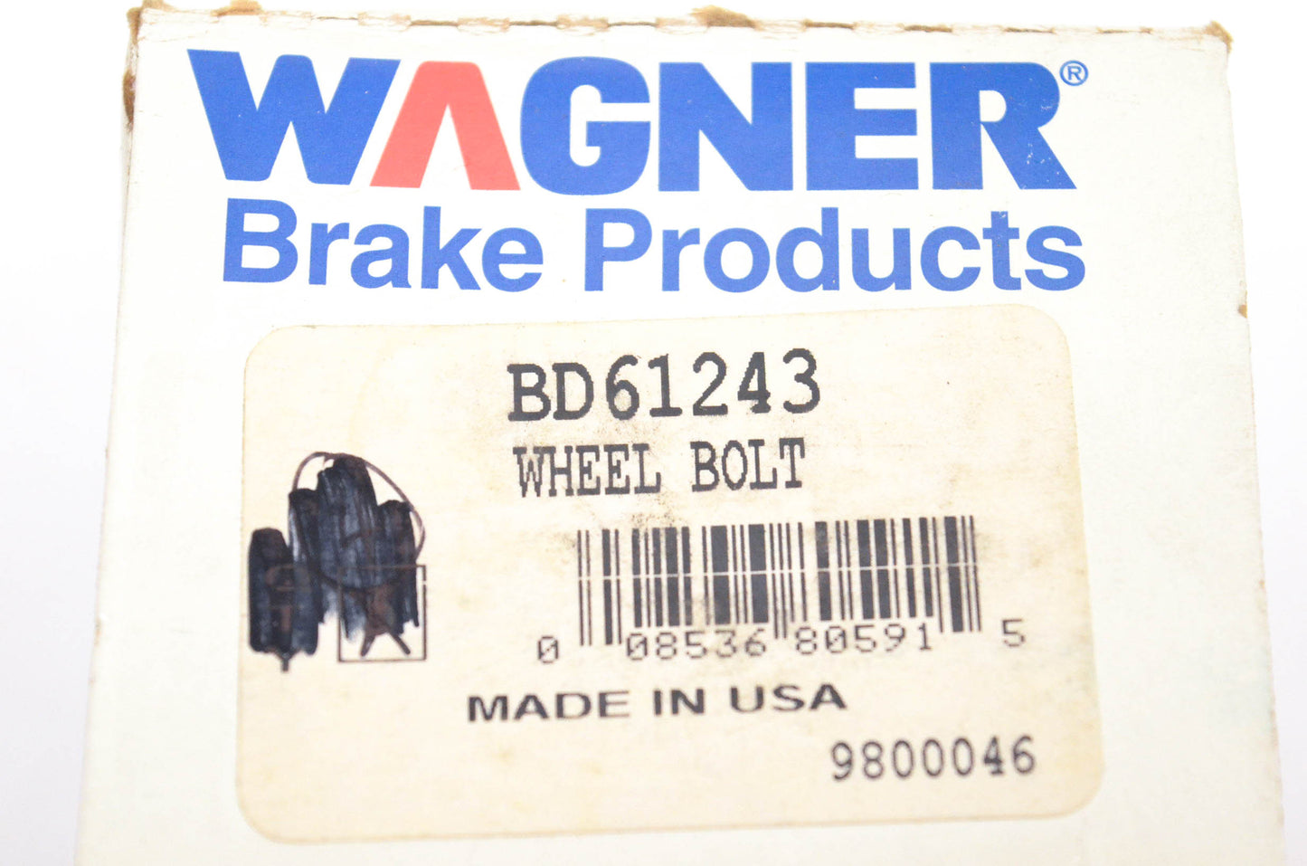 Wagner BD61243 Wheel Lug Stud NOS