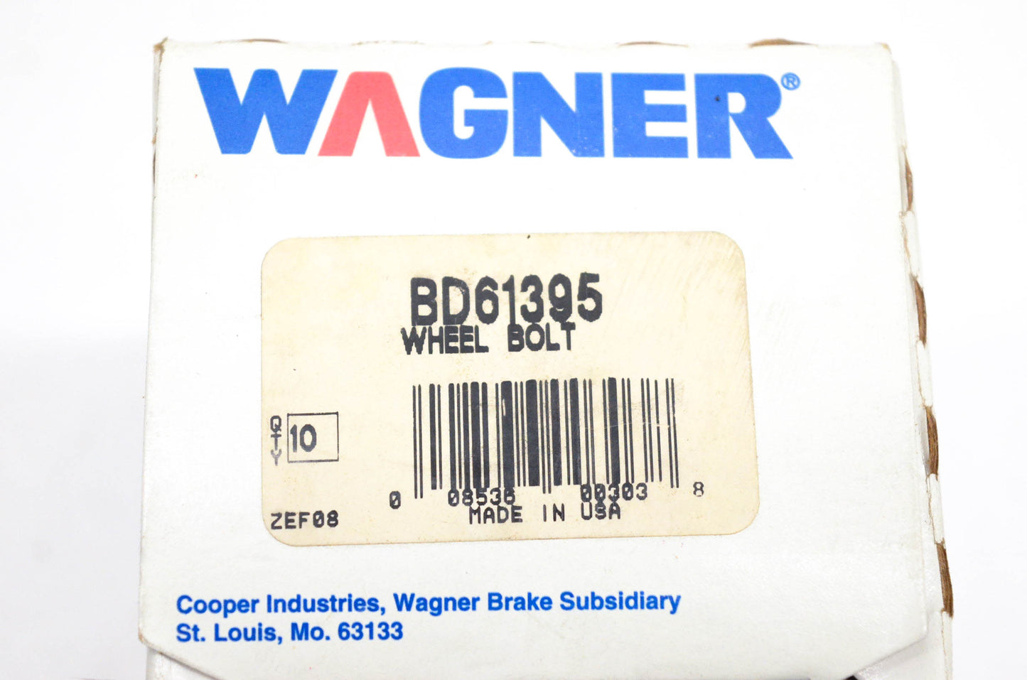 Wagner BD61395 Wheel Lug Studs Qty 10 NOS