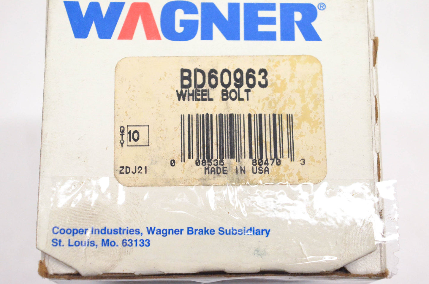 Wagner BD60963 Wheel Lug Studs Qty 10 NOS