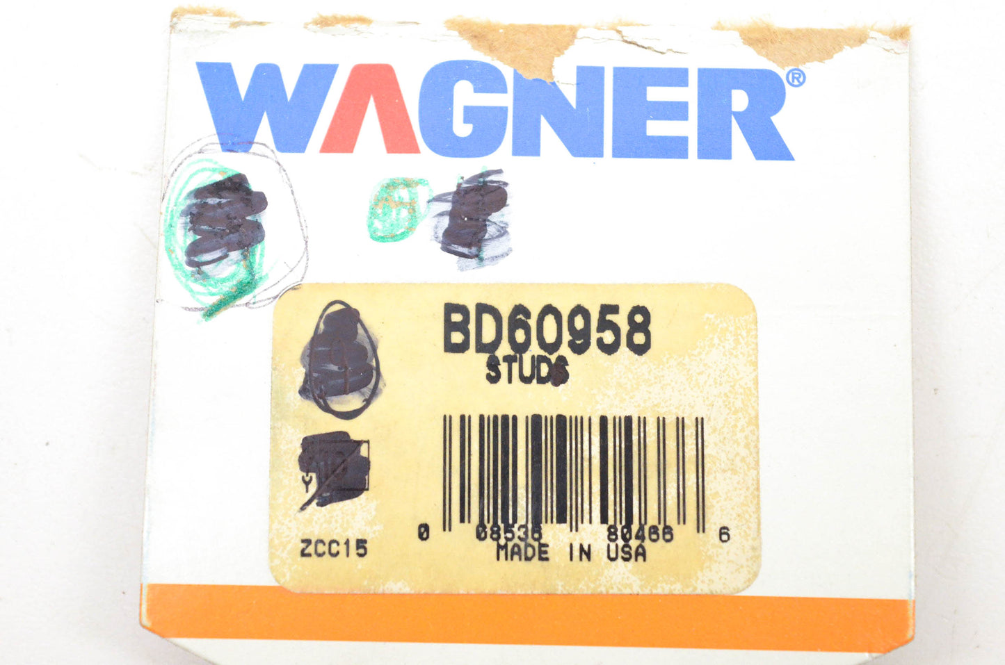 Wagner BD60958 Wheel Lug Stud NOS