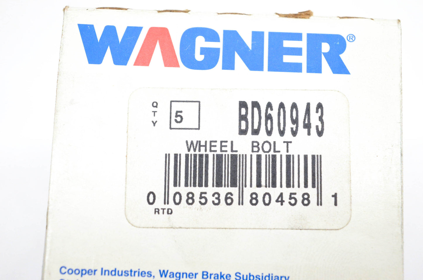 Wagner BD60943 Wheel Lug Stud QTY 5 NOS
