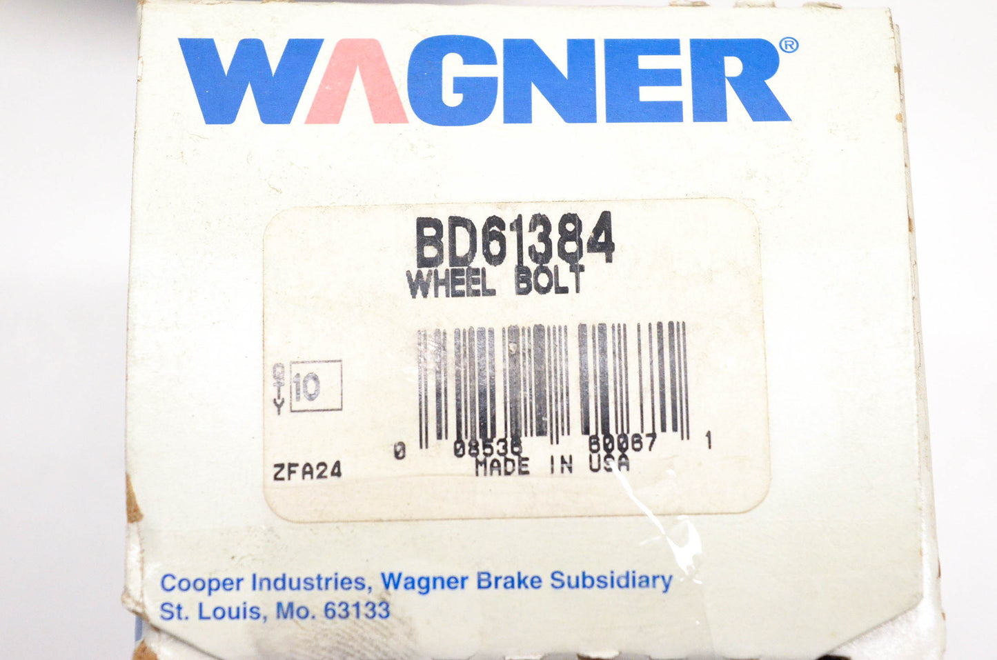 Wagner BD61384 Wheel Lug Studs Qty 10 NOS