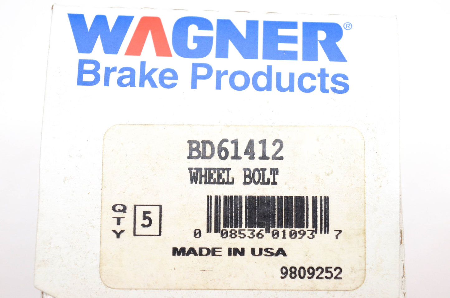 Wagner BD61412 Silver Wheel Lug Studs Qty 5 NOS
