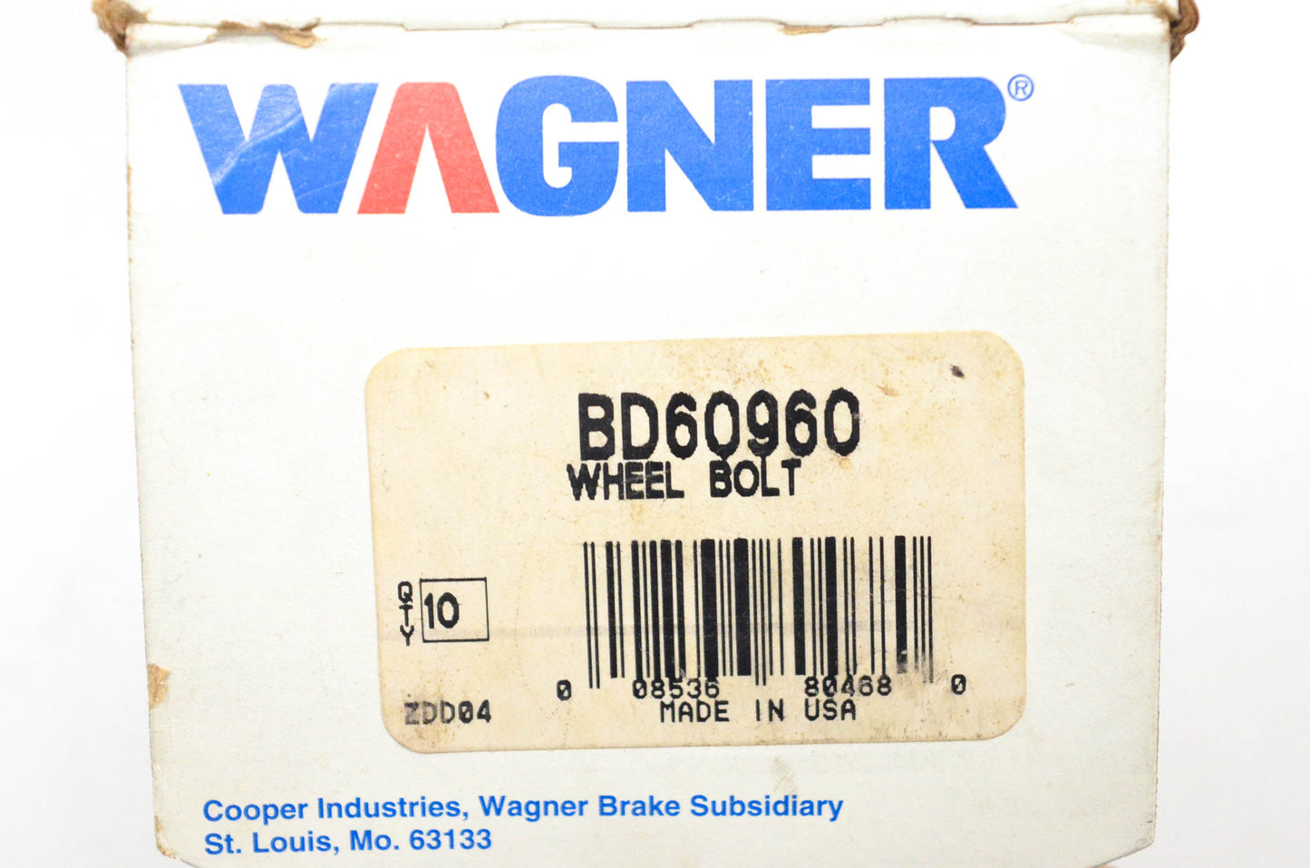 Wagner BD60960 Wheel Lug Studs Qty 10 NOS