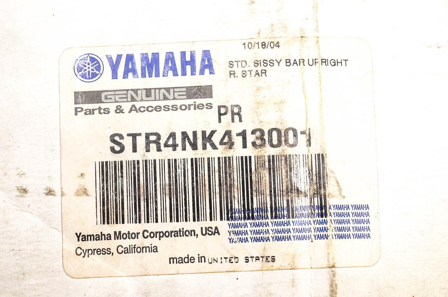 Wagner STR-4NK41-30-01 Backrest Upright NOS