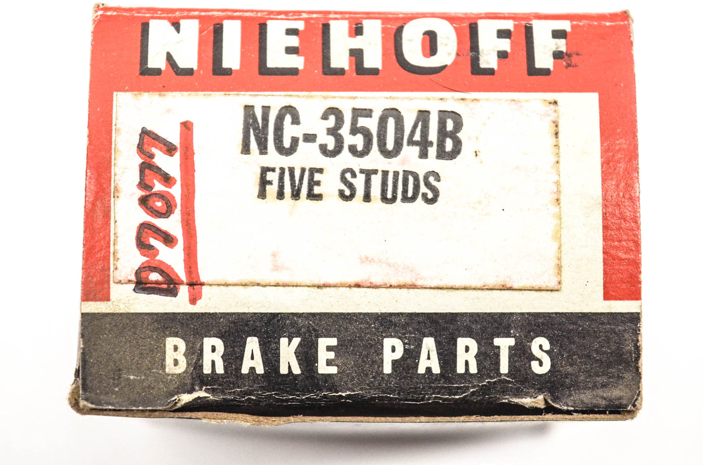Niehoff NC-3504B, D7077 Wheel Lug Studs 1/2"-20 Qty 5 NOS