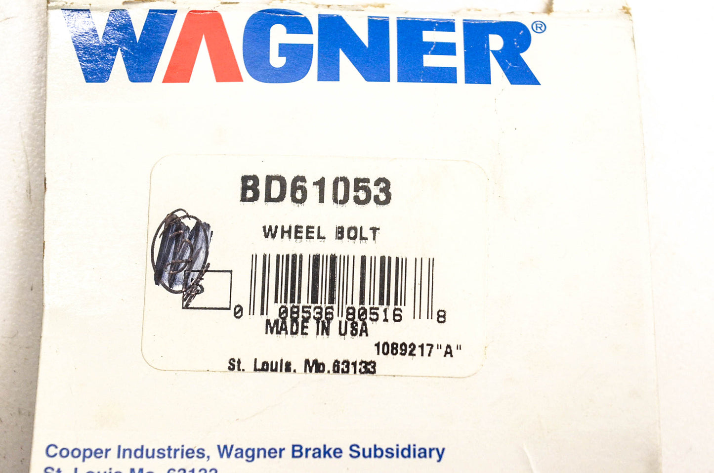 Wagner BD61053 Wheel Lug Stud NOS