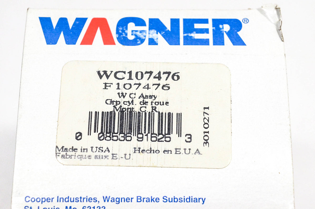 Wagner F107476, WC107476, 112463 Brake Wheel Cylinder NOS