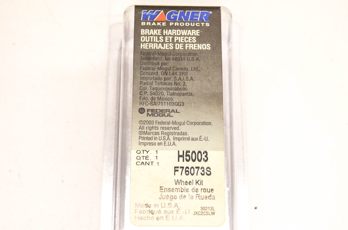 Wagner H5003, F76073S Disc Brake Caliper Pins Qty 2 NOS