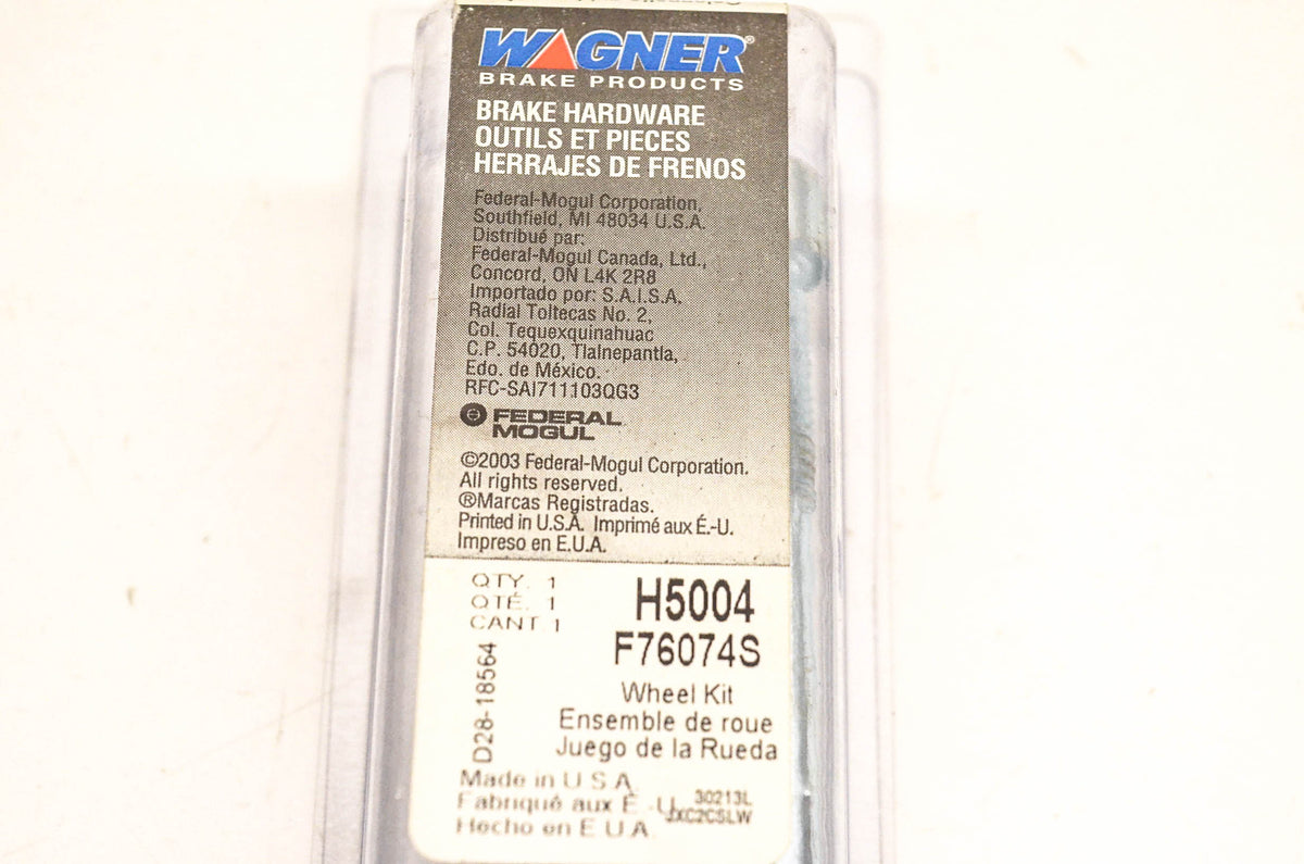 Wagner H5004, F76074S Disc Brake Caliper Pins Qty 2 NOS