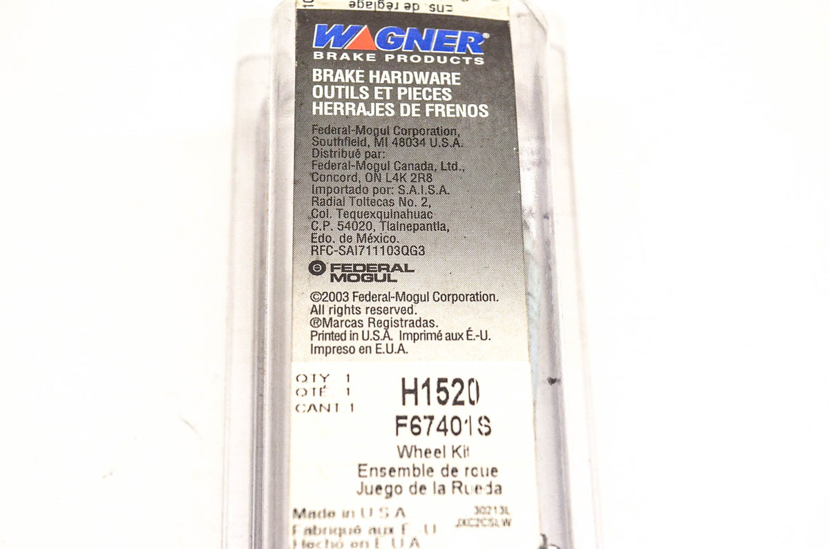 Wagner H1520, F67401S Drum Brake Adjusting Repair Kit NOS