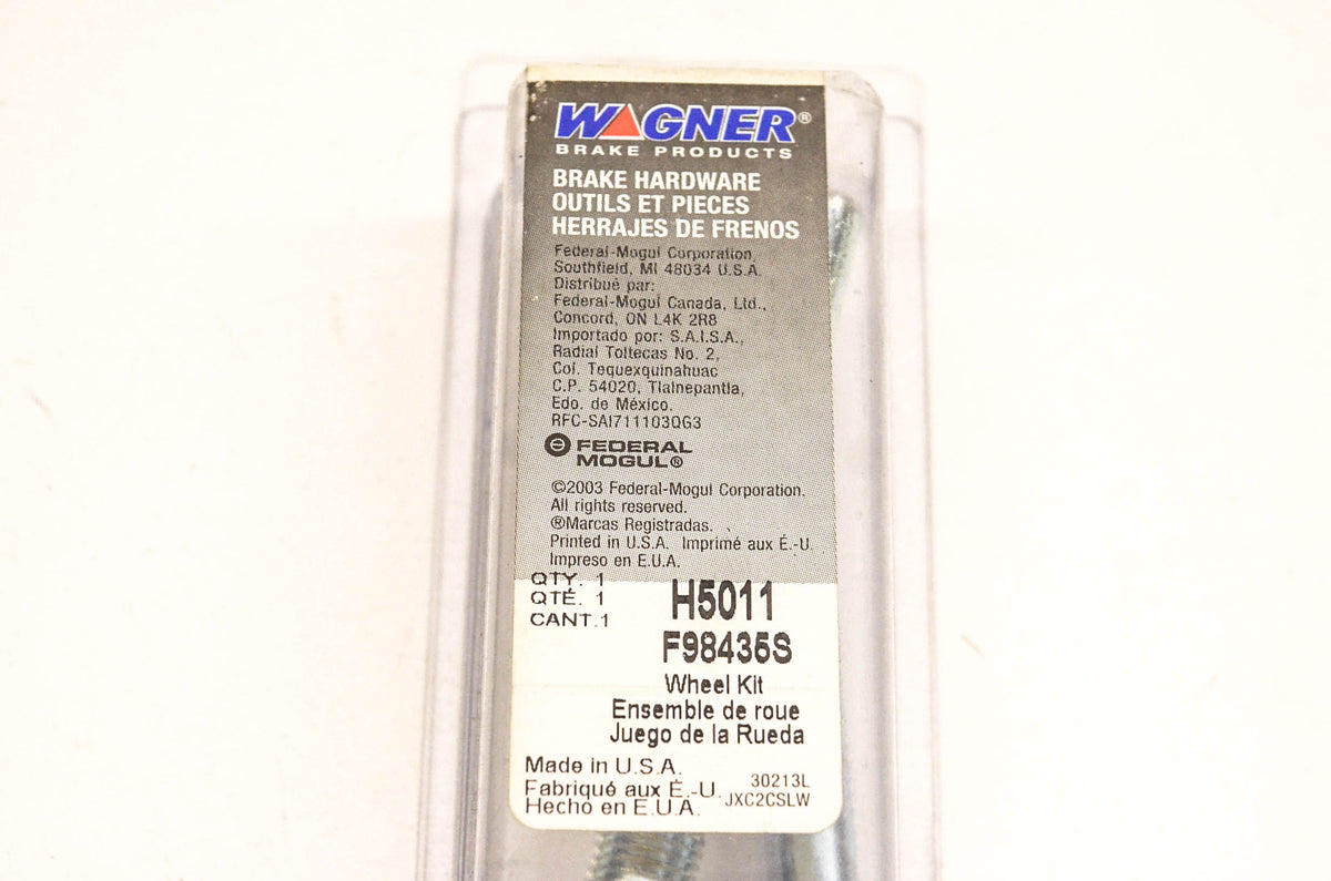 Wagner H5011, F98435S Disc Brake Caliper Guide Pins Qty 2 NOS