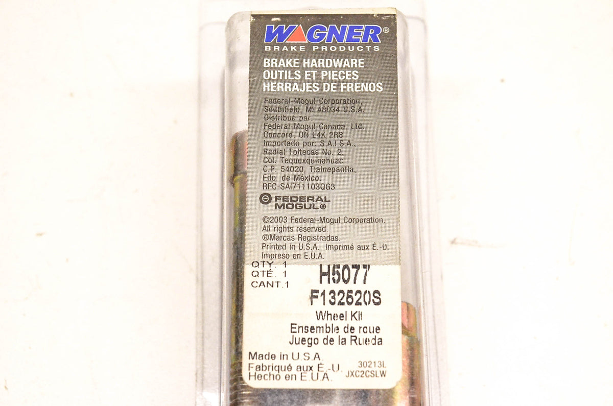 Wagner H5077, F132520S Disc Brake Caliper Bolt And Pin Kit NOS