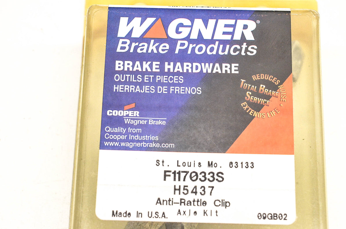 Wagner H5437, F117033S Anti Rattle Clip Kit NOS