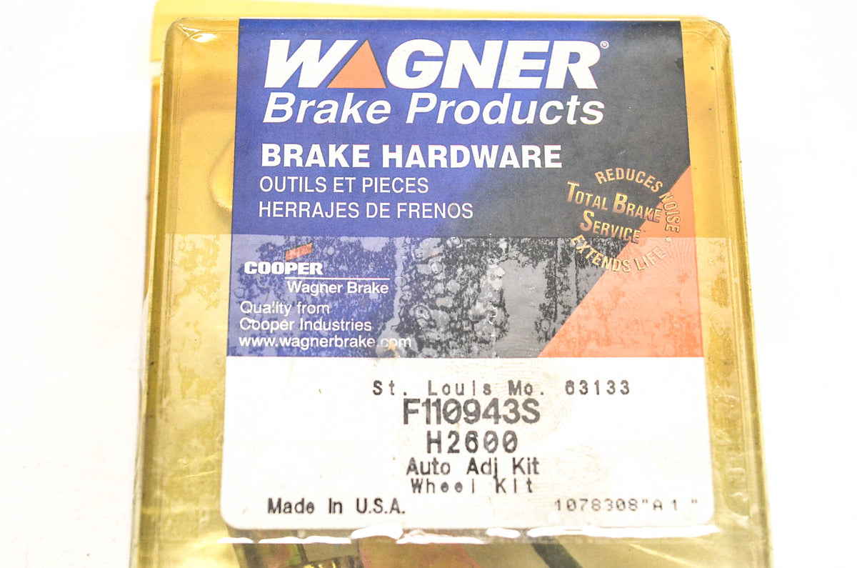 Wagner H2600, F110943S Drum Brake Adjusting Spring Kit NOS