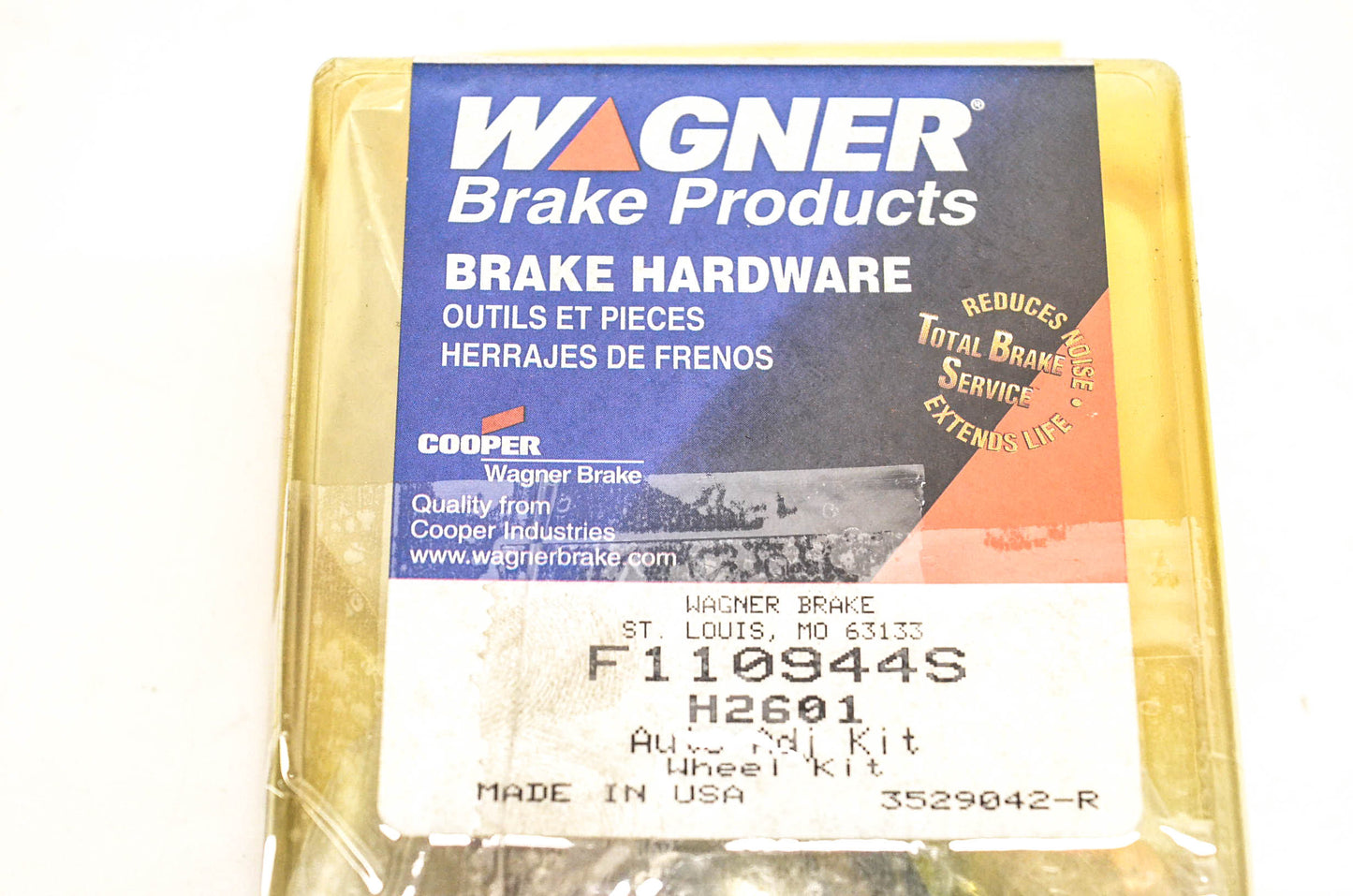 Wagner H2601, F110944S Drum Brake Adjusting Spring Kit NOS